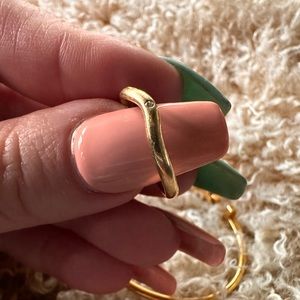 Tiffany Yellow Gold Ring Elsa Peretti 6.75